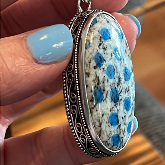 #498 K2 Handcrafted Pendant In An Antique Setting NWOT - Picture 12 of 16